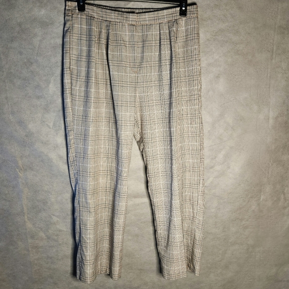 Primark Cares Women's Plaid Pants - Picture 1 of 10